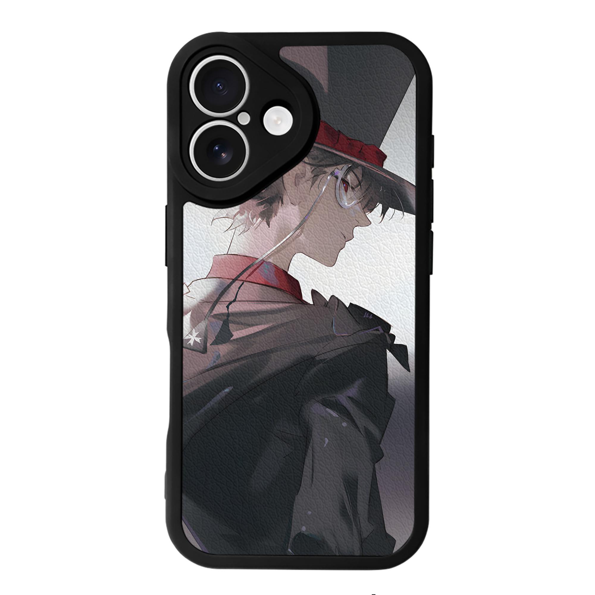 （画像用） 名探偵コナン Detective Conan 【iPhone 16シリーズ対応】シリコンスマホケース（レザー調） 材質：シリコン